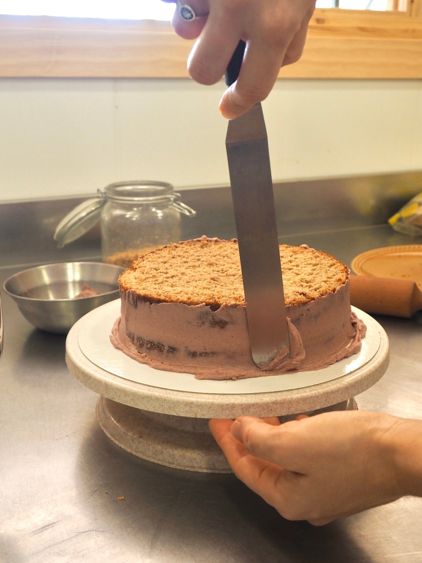 Elaboración artesanal de torta